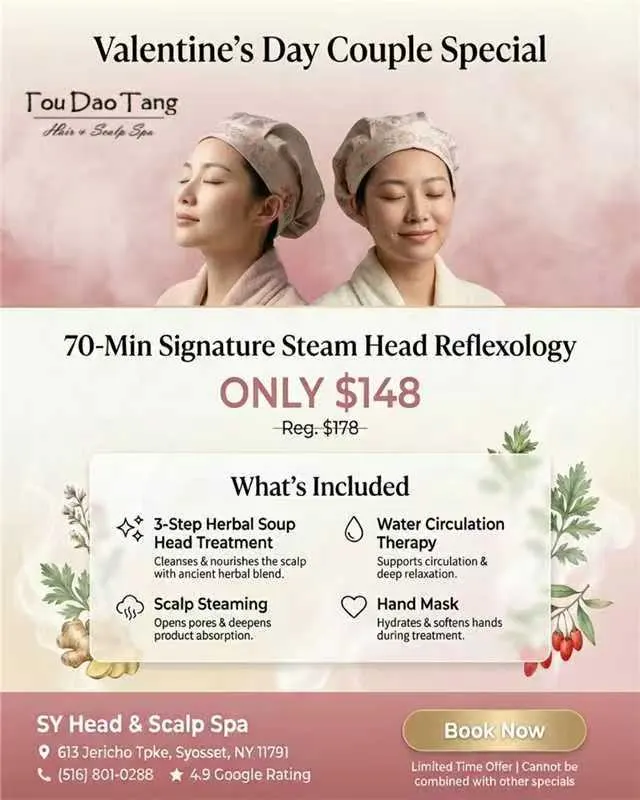 SY Head & Scalp Spa 头道汤 — Spa in Syosset